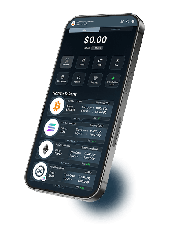 Phone showing PDF editor
